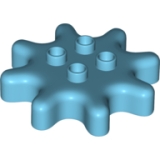 DUPLO Tandwiel 8 met 4 Noppen AZUURBLAUW