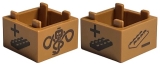LEGO Box 2x2x1 HP Game Spinner Opdruk NOUGAT (10 stuks)