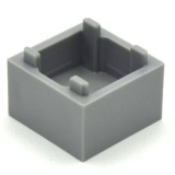 LEGO Box 2x2x1 LICHTGRIJS (10 stuks)