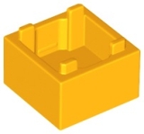 LEGO Box 2x2x1 OKERGEEL (10 stuks)