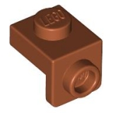 LEGO Bracket 1x1 - 1x1 DONKERORANJE (100 stuks)