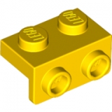 LEGO Bracket 1x2 - 1x2 GEEL (100 stuks)