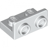 LEGO Bracket Inverted 1x2 - 1x2 WIT (100 stuks)