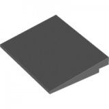LEGO Dakpan 10 6x8 DONKERGRIJS