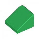 LEGO Dakpan 30 1x1 GROEN (100 stuks)
