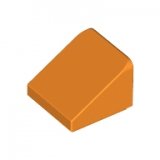 LEGO Dakpan 30 1x1 ORANJE (100 stuks)