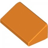 LEGO Dakpan 30 1x2x2/3 ORANJE (100 stuks)