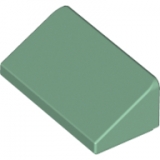 LEGO Dakpan 30 1x2x2/3 ZANDGROEN (100 stuks)