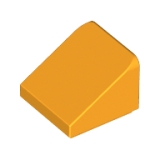 LEGO Dakpan 30 1x1 OKERGEEL (100 stuks)
