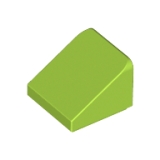 LEGO Dakpan 30 1x1 LIMEGROEN (100 stuks)