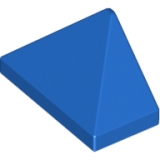 LEGO Dakpan 45 2x1 Triple BLAUW (100 stuks)