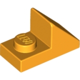 LEGO Dakpan 45 2x1 met 2/3 Cutout OKERGEEL (100 stuks)