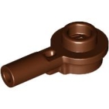 LEGO Plaat 1x1 Rond met Bar 1L BRUIN (100 stuks)