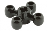 LEGO Knoppenwiel ZWART (10 stuks)