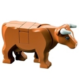 LEGO Koe met Witte Bles NOUGAT