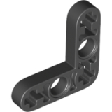 LEGO Liftarm 3x3 L-Vorm ZWART (100 stuks)