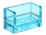 LEGO Paneel 1x2x1 Afgeronde Hoeken TRANSPARANT LICHTBLAUW (100 s