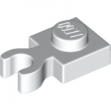 LEGO Plaat 1x1 met Clip Verticaal WIT (100 stuks)