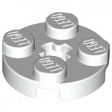 LEGO Plaat 2x2 Rond WIT (100 stuks)