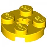 LEGO Plaat 2x2 Rond GEEL (100 stuks)