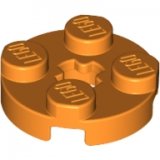 LEGO Plaat 2x2 Rond ORANJE (100 stuks)