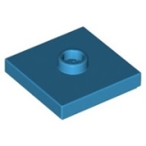 LEGO Plaat 2x2 met Nop DONKERAZUUR (100 stuks)