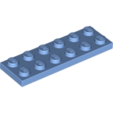 LEGO Plaat 2x6 LICHTBLAUW (100 stuks)