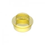 LEGO Plaat Rond 1x1 TRANSPARANT GEEL (100 stuks)