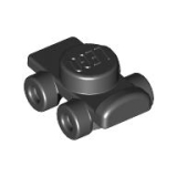 LEGO Rolschaats ZWART (10 stuks)