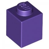 LEGO Steen 1x1 PAARS (100 stuks)