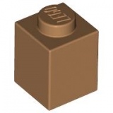 LEGO Steen 1x1 NOUGAT (100 stuks)