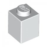 LEGO Steen 1x1 WIT  (100 stuks)