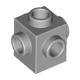 LEGO Steen 1x1 met 4 Noppen LICHTGRIJS (100 stuks)