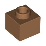 LEGO Steen 1x1x2/3 NOUGAT (100 stuks)