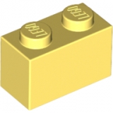 LEGO Steen 1x2 LICHTGEEL (100 stuks)