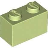LEGO Steen 1x2 LENTEGROEN (100 stuks)