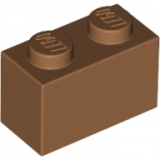 LEGO Steen 1x2 NOUGAT (100 stuks)