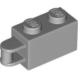 LEGO Steen 1x2 met Hendel LICHTGRIJS (100 stuks)