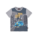 LEGO T-shirt City LICHTGRIJS (LWTANO 124 - Maat 128)