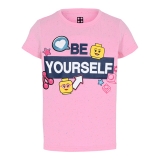 LEGO T-shirt LICHTROZE (M12010073 - Maat 122)
