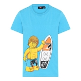 LEGO T-shirt Surferdude DONKERAZUUR (LWTAYLOR 311 - Maat 128)