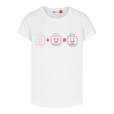 LEGO T-shirt WIT (LWTEAH 301 - Maat 116)