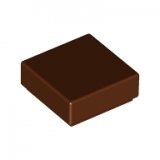LEGO Tegel 1x1 BRUIN (100 stuks)