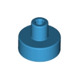 LEGO Tegel 1x1 Rond Staaf Pinhouder DONKERAZUUR (100 stuks)