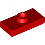 LEGO Plaat 1x2 met Nop ROOD (100 stuks)