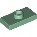 LEGO Plaat 1x2 met Nop ZANDGROEN (100 stuks)