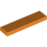 LEGO Tegel 1x4 ORANJE (100 stuks)